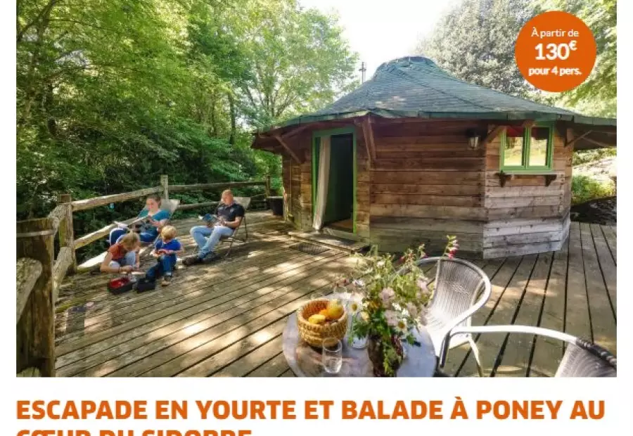 WE en yourte en bois