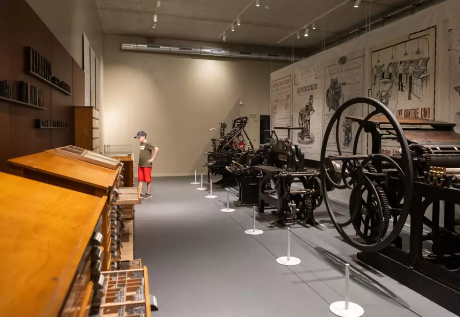 Salle de l'imprimerie - musée protestantisme - crédit Margaux Ricard